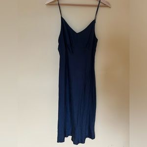 Banana Republic midi Silk Slip Dress